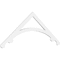 Ekena Millwork Pitch Legacy Architectural Grade PVC Gable Pediment, 60"W x 22 1/2"H x 1"P (9/12) GPP060X023X100LEG - alternate 1